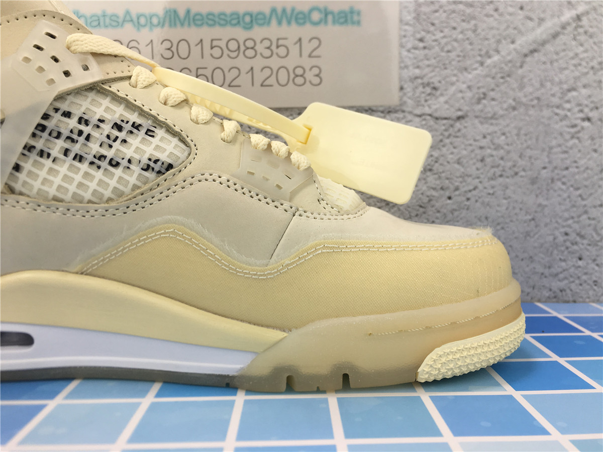 GX batch Off-White x Wmns Air Jordan 4 SP Sail CV9388-100